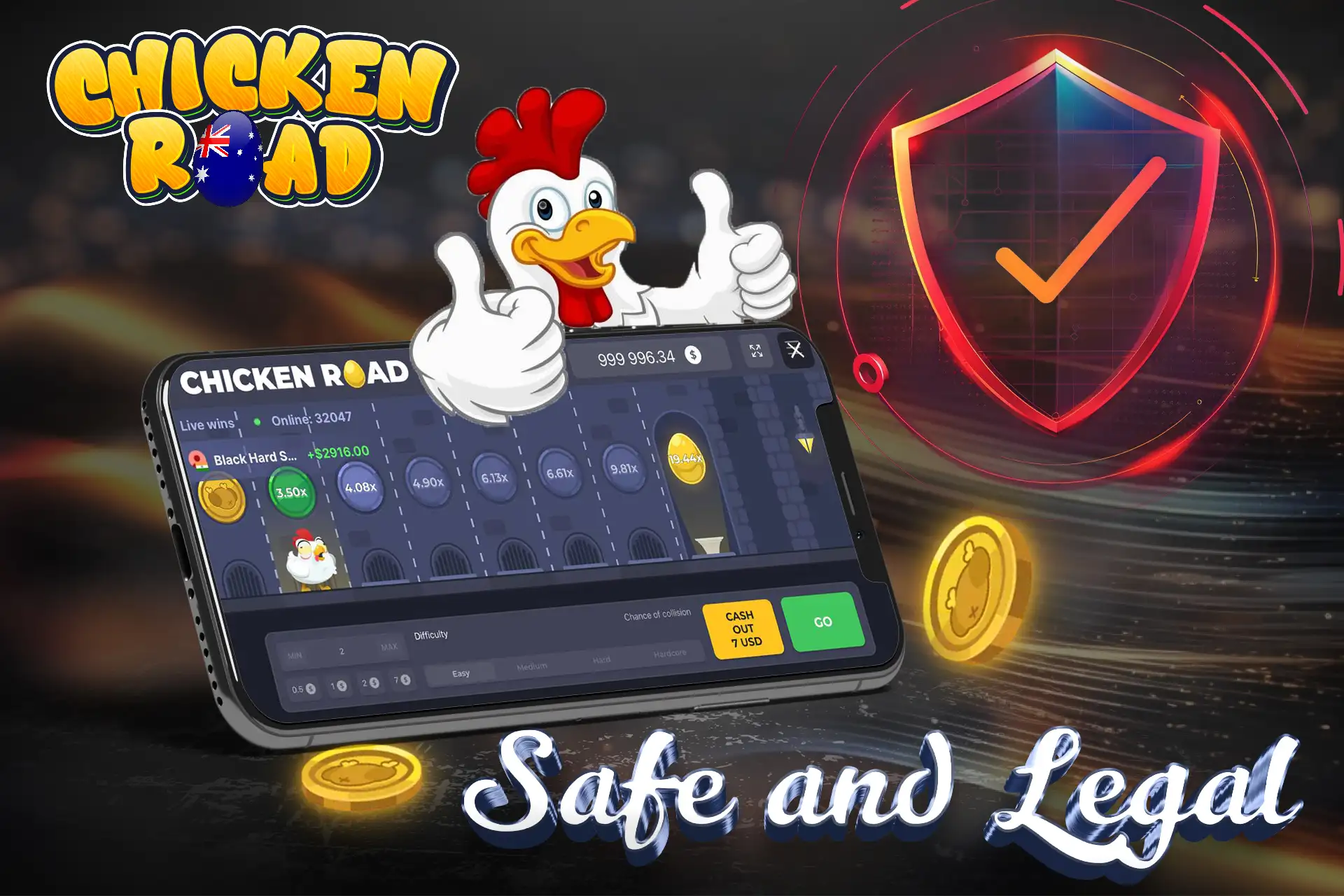 The game is completely legal and safe on official licensed platforms.