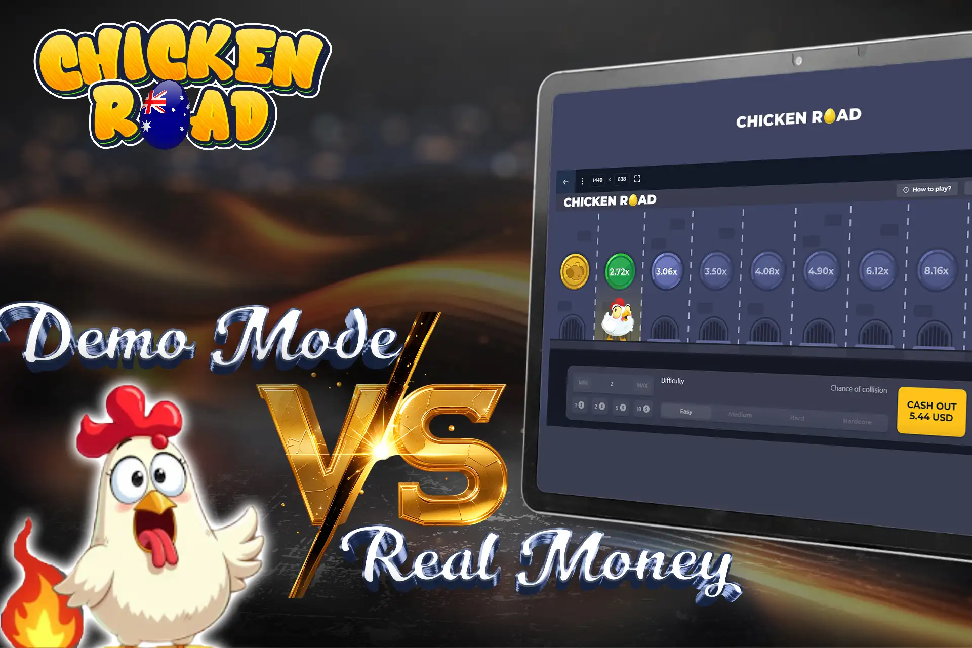 The ideal option is to start with the demo version and then gradually transition to playing for real money.